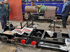 
Lappa Valley Railway 0-6-4T 'Zebedee' at Alan Keef's works, April 2024