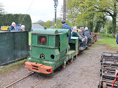 
Alan Keef's works railway, April 2024