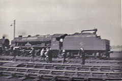 
46141 'The North Staffordshire Regiment' on Saltley shed, Birmingham, April 1962