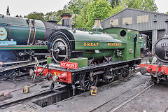 
'813' at Bridgnorth, Severn Valley Railway, May 2017