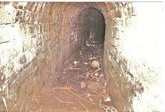 
Coal tunnel at Chatsworth House, August 1985, The BBC's Antiques Roadshow came from Chatsworth in 2013 and they showed this tunnel. It was used to take coal to the heating boilers of the great conservatory, opened in 1841 and demolished in 1920