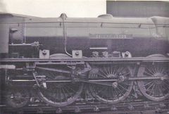 
'46248 City of Leeds' on Crewe shed, May 1962