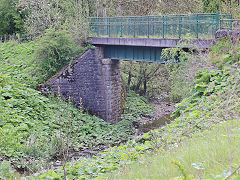 
River bridge leaving Waterhouses, May 2023