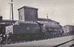 
46112 'Sherwood Forester' at Nottingham shed, April 1962