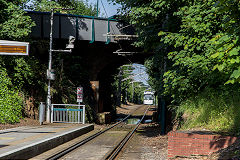 
Tram 207 at Cinderhill, Nottingham, June 2014