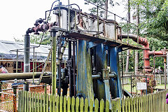 
1897 Stanton Ironworks triple expanson engine at Papplewick, July 2019