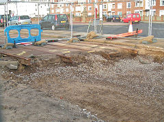 
End of the line at Starr Gate, Blackpool Tramways, Oct 2009