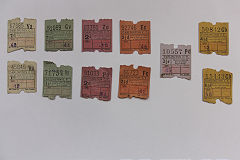 
Darlington Corporation bus tickets from the 1960s
