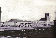 
60075 'St Frusquin' at Darlington shed, County Durham, July 1963