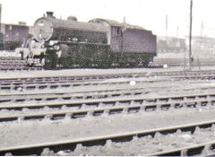 
62036 at Doncaster shed, Yorkshire, July 1963