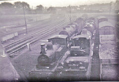 
'68750' at Dumfries shed, Scotland, July 1963