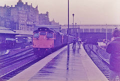 
Class 26 at Edinburgh Waverley, April 1979