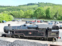 
42073 at Haverthwaithe Station, May 2009