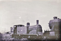 
'55240' at Hurlford shed, Scotland, July 1963