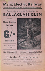 
MER Handbill for Ballaglas Glen, August 1964