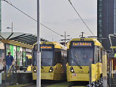 
'3113' and '3139' at Deansgate, Manchester, Novenber 2023