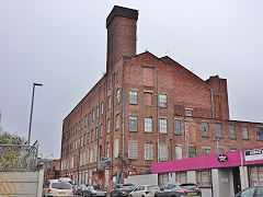 
Old warehouses in Ancoats, Central Manchester, Februay 2024