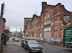 
Old warehouses in Ancoats, Central Manchester, Februay 2024