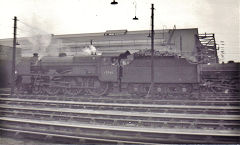 
45563 'Home Guard' at Longsight shed, Manchester, November 1960