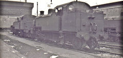 
40056 at Trafford Park shed, Manchester, November 1960