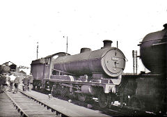 
'63613' at Mexborough shed, West Yorkshire, July 1963