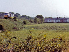 
D7029 near Goathland, NYMR, North Yorkshire, June 1982