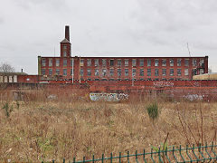 
Rochdale warehouse near the canal basin, Rochdale, Manchester, February 2024