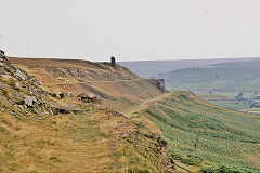 
Towards end the Southern branch, Rosedale, North Yorkshire, August 1975