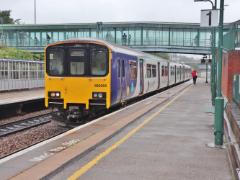 
'150 005' at Meadowhall, Sheffield, August 2023