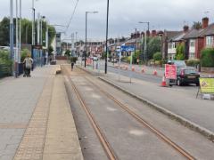 
Middlewood tram terminus, Sheffield, August 2023