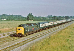 
Class 55 Deltic on ECML at Thirsk, North Yorkshire, August 1975