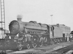 
45304 at Wakefield shed, West Yorkshire, July 1963