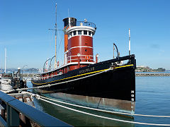 
'Hercules' built in 1907 at Camden, New Jersey by Dialogue and Sons, San Fransisco, January 2013