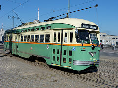 
1058 in Chicago livery at Fishermans Wharf, San Fransisco, January 2013