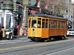 
Milan '1895', built 1928, at Market Street, San Fransisco, January 2013