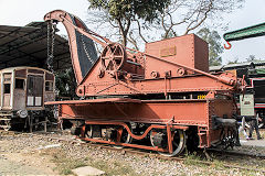 
BBCIR crane built by Ransomes and Rapier in 1883, Delhi Railway Museum, February 2016