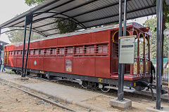 
Bhavnagar State Railway's Maharajah's coach built in 1931, Delhi Railway Museum, February 2016