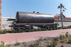 
Preserved tank wagon at Almeria, Spain, May 2016