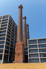 
The three chimneys, Barcelona, Spain, May 2016