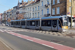 
Tram '30xx' at Brussels Midi, Belgium, February 2019