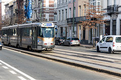 
Tram '7902' at Brussels Midi, Belgium, February 2019