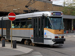 
Tram '7912' at Brussels Midi, Belgium, September 2022