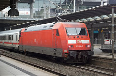 
'101 098' at Mainz Station, Germany, February 2019