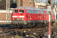 
'218 824' at Cologne Station, Germany, February 2019