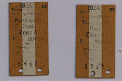 
Harz Railway tickets, Germany, April 1993