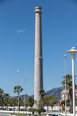 
Southern lead-smelter chimney, Malaga, May 2016
