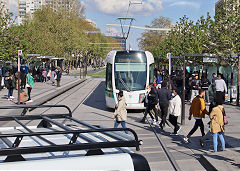 
Paris tram '363' on Line 3, April 2022