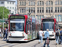 
Erfurt trams '647' and '629', Germany, May 2024