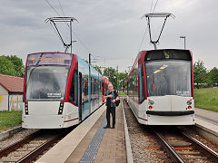 
Erfurt trams '723' and '701', Germany, May 2024