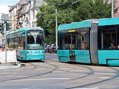 
Frankfurt trams '232' and '309', Germany, May 2024